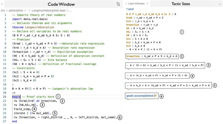 Lean 4 proof snippet in Visual Studio Code